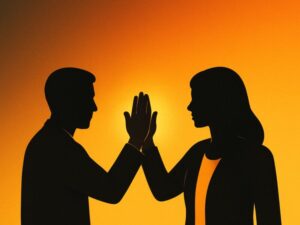 Two founders high-fiving each other, founder partnerships
